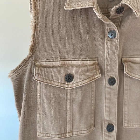 CALVIN KLEIN Button-down Mini Dress - Picture 3 of 5